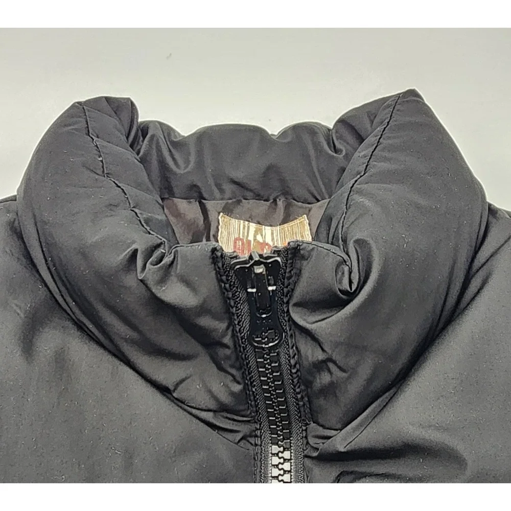 VINTAGE OLD NAVY PUFFER JACKET‎ VEST XL BLACK Y2K